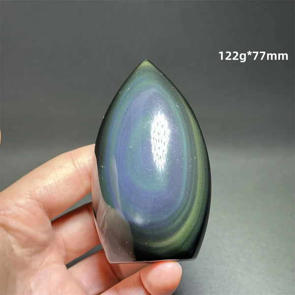 Rainbow Obsidian Torch-ToShay.org