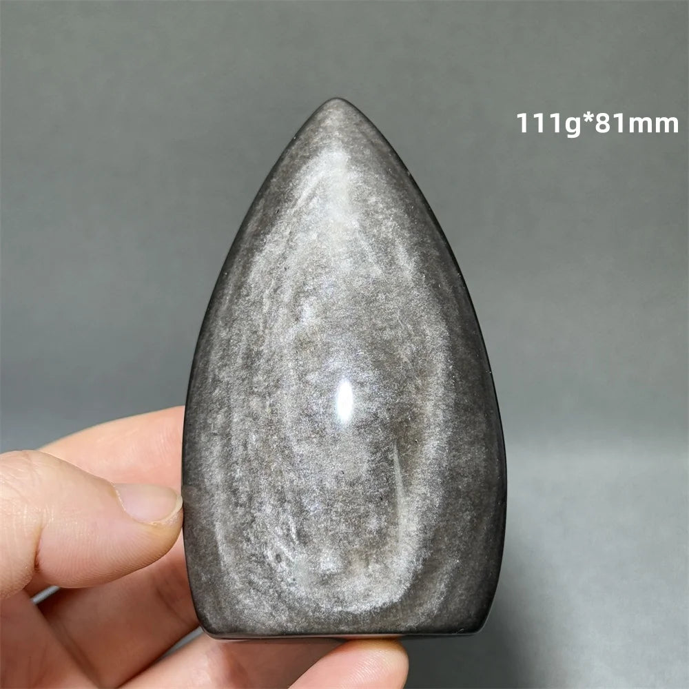 Silver Obsidian Torch-ToShay.org