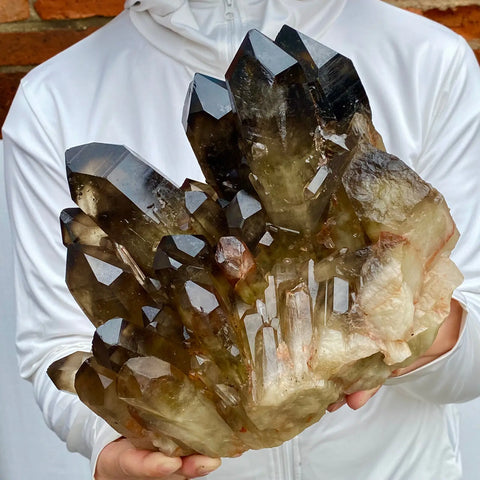 Smokey Quartz Crystal Cluster-ToShay.org