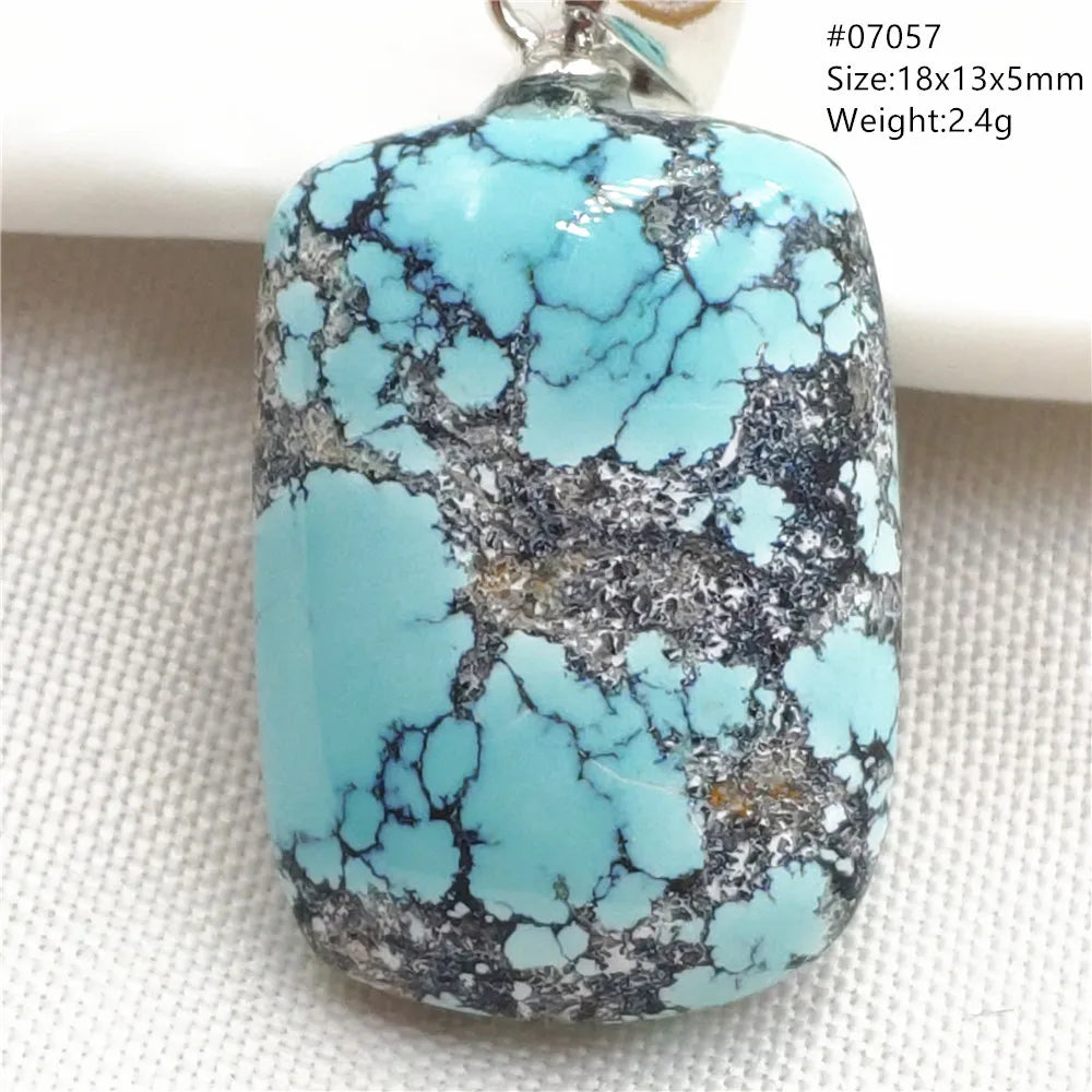 Blue Turquoise Pendant-ToShay.org