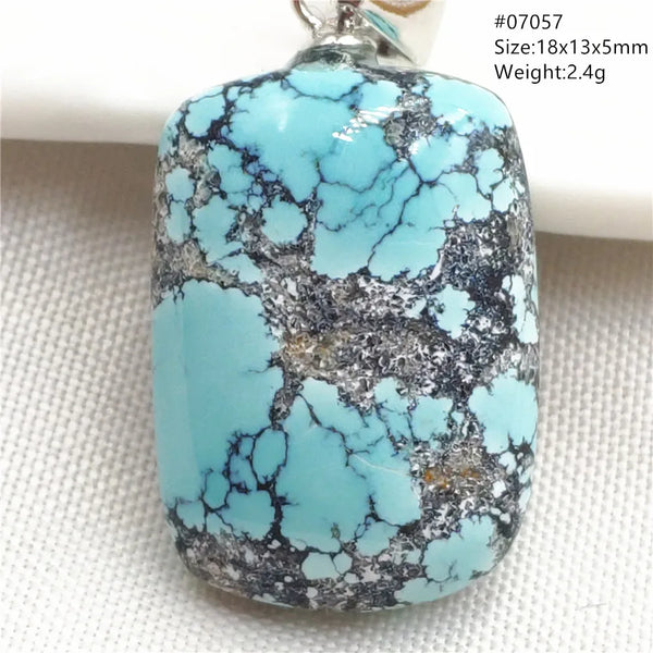 Blue Turquoise Pendant-ToShay.org