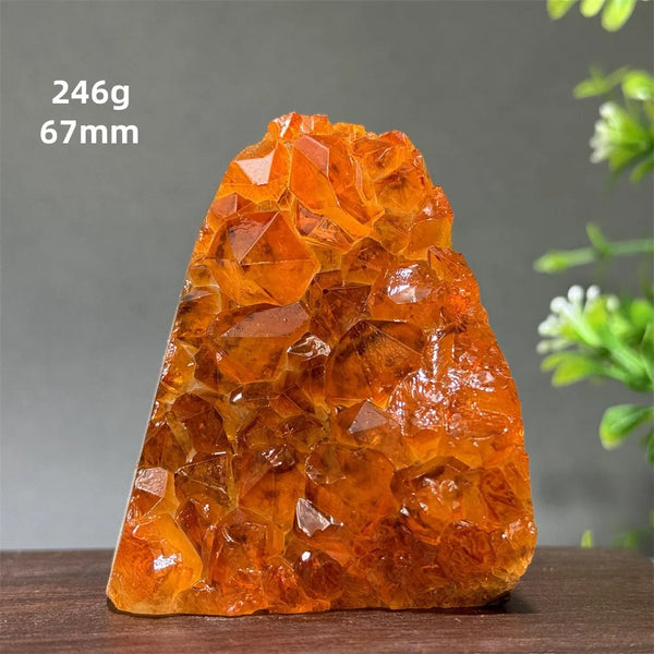 Orange Citrine Cave Cluster-ToShay.org