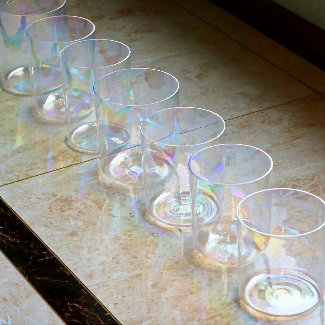 Clear Aurora Singing Bowl-ToShay.org