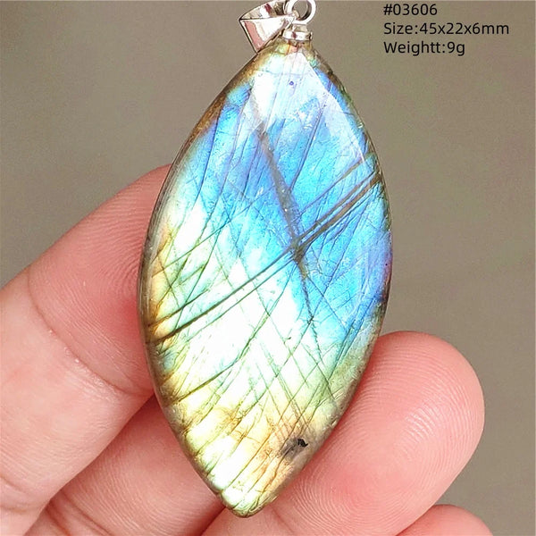 Blue Light Labradorite Pendant-ToShay.org