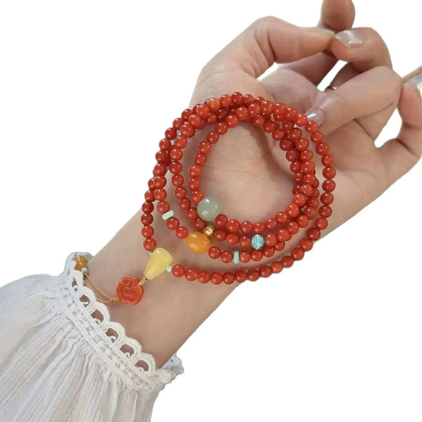 Red Agate Prayer Beads-ToShay.org