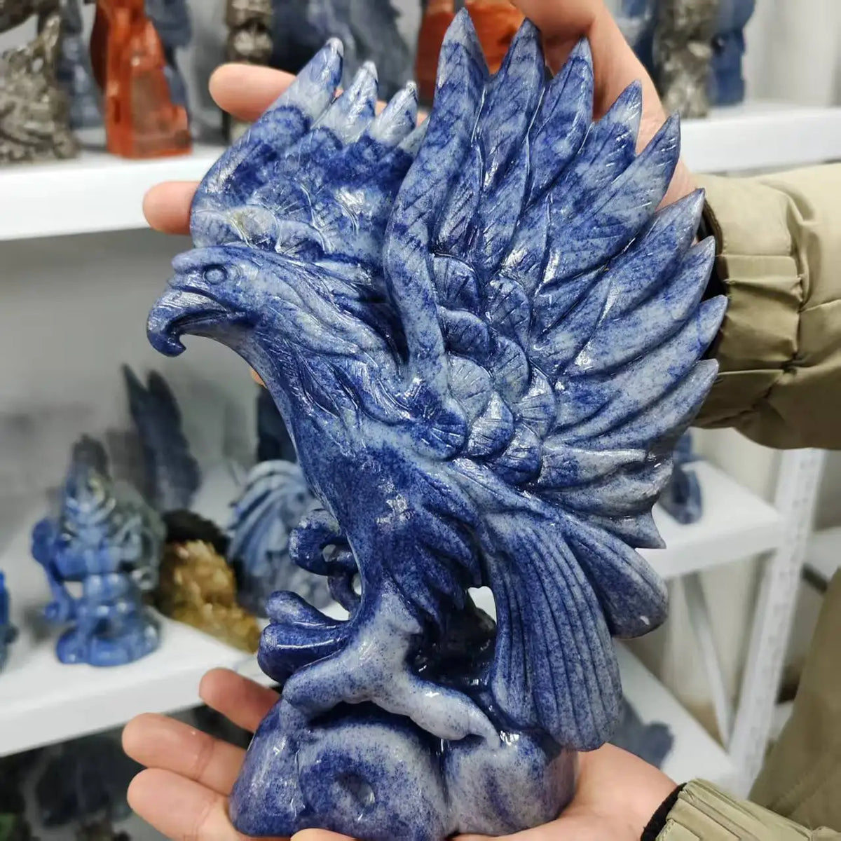 Blue Lapis Lazuli Eagle-ToShay.org