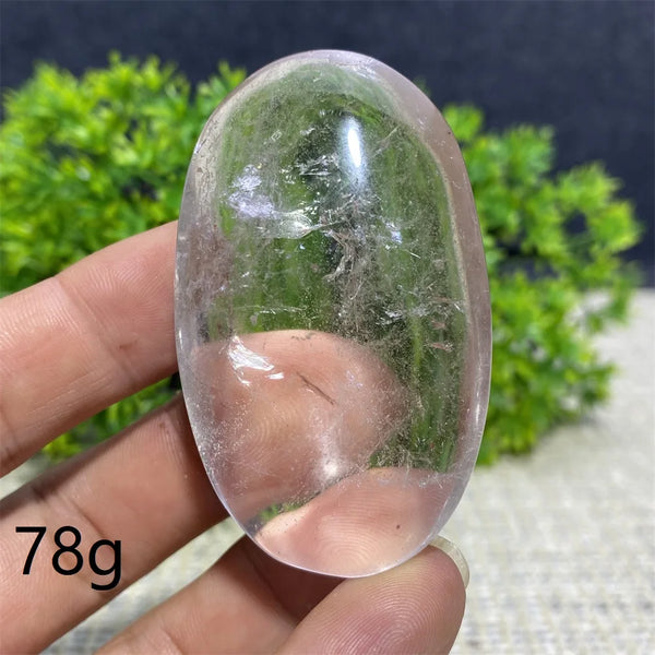 Clear Crystal Palm Stone-ToShay.org