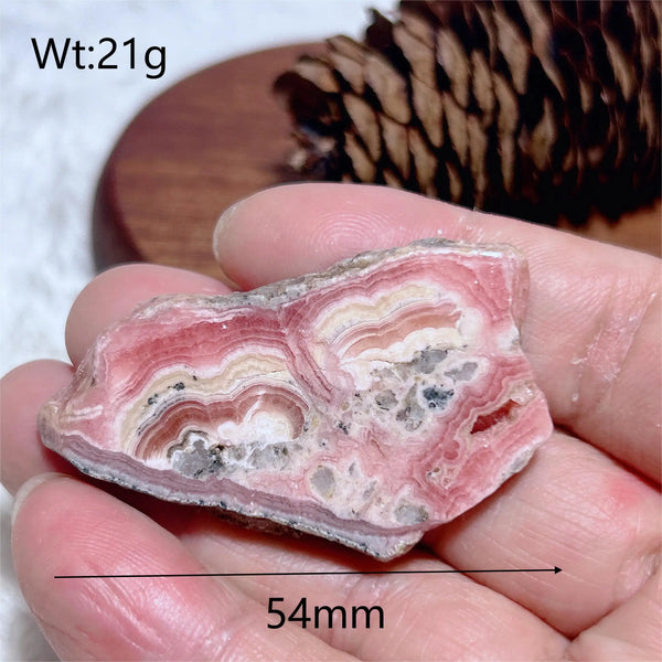 Pink Rhodochrosite Slice-ToShay.org