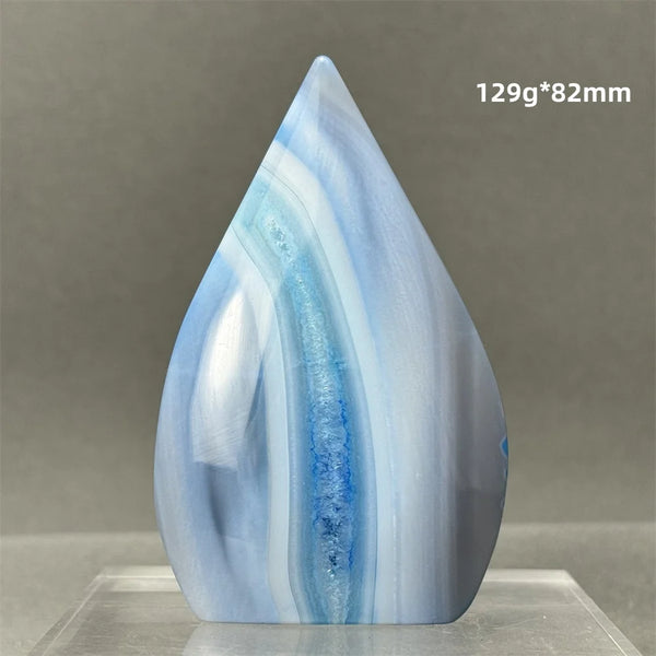 Blue Agate Torch-ToShay.org