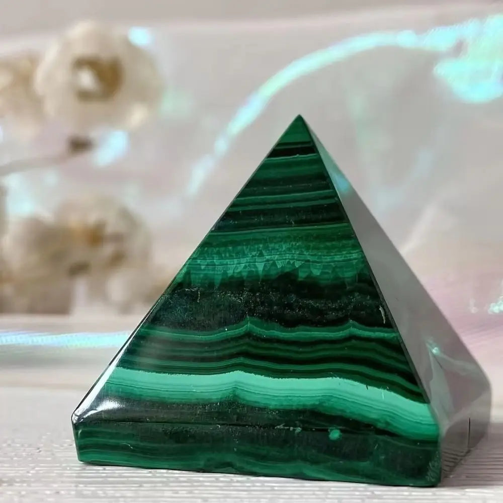 Green Malachite Pyramid-ToShay.org