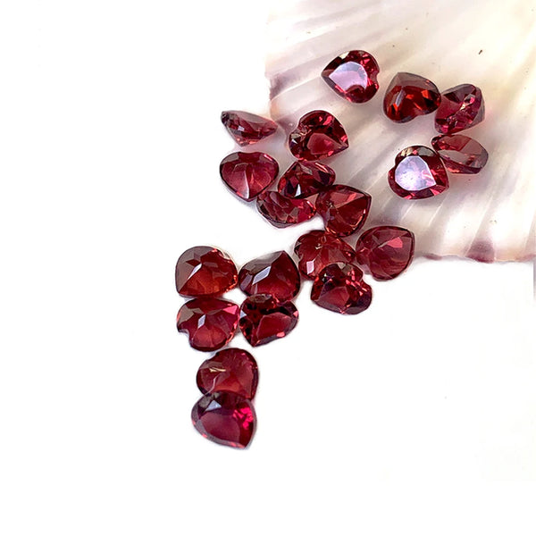 Red Garnet Hearts-ToShay.org
