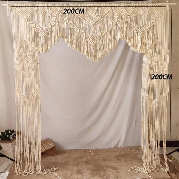 Macrame Curtain-ToShay.org