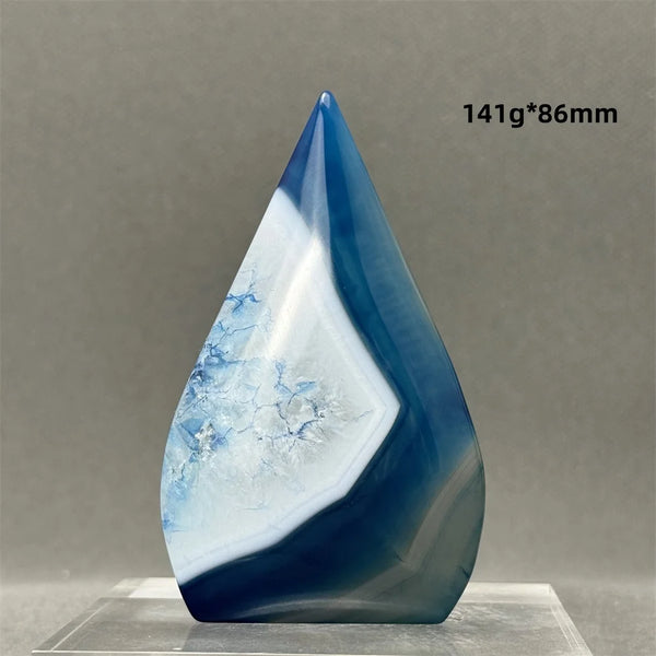 Blue Agate Torch-ToShay.org