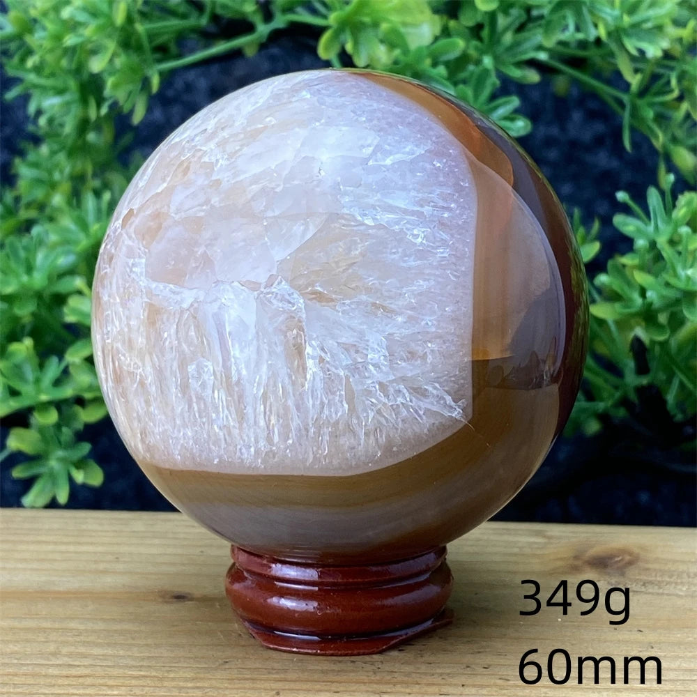 Red Striped Agate Ball-ToShay.org