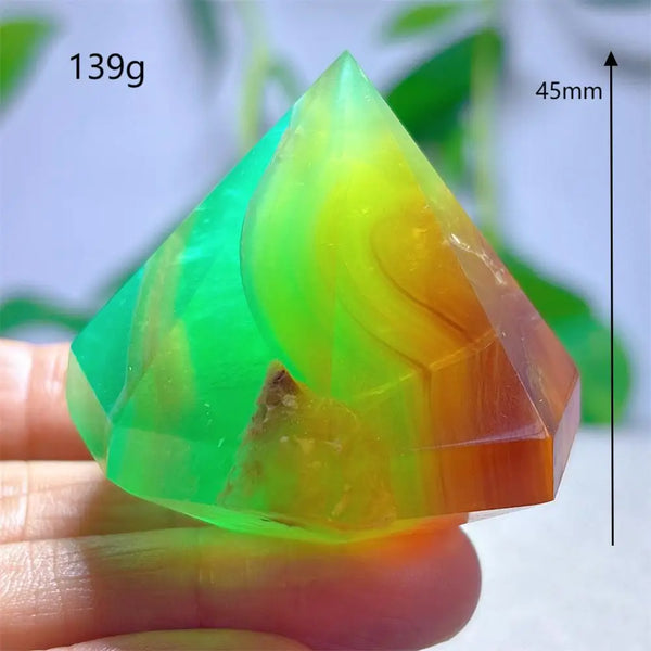 Rainbow Fluorite Diamond-ToShay.org