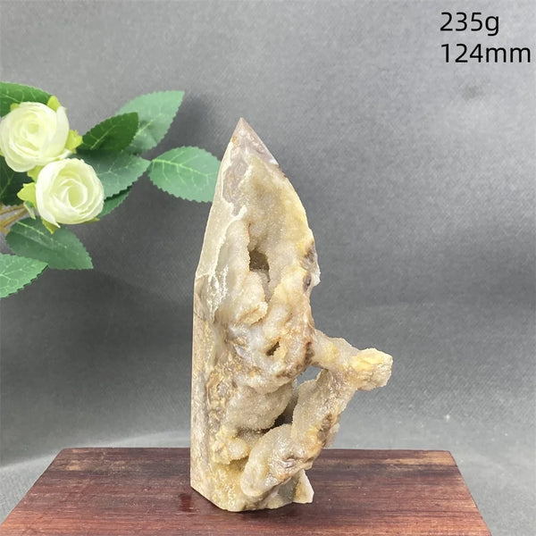 White Fluorite Cluster Point-ToShay.org
