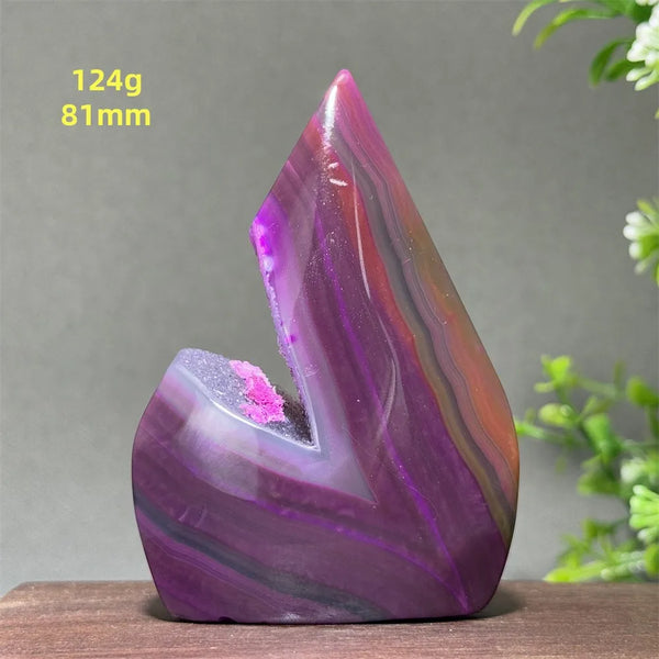 Purple Agate Torch-ToShay.org