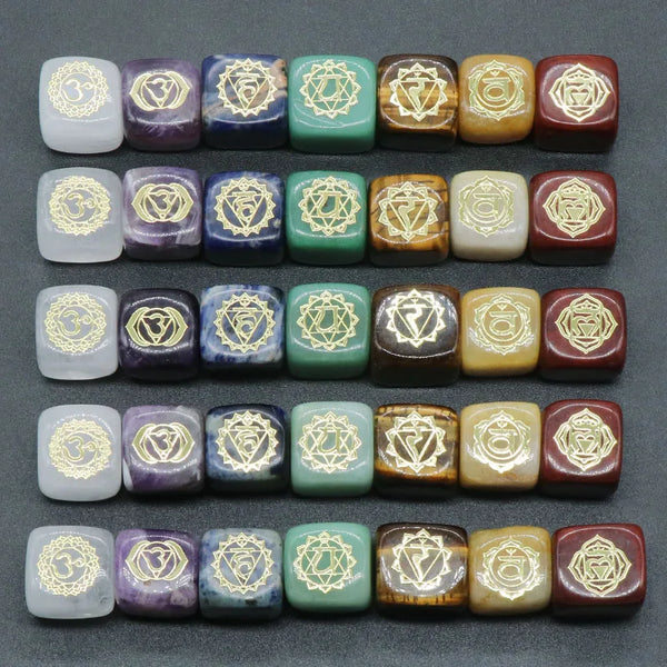 Chakra Symbols Crystal Cubes-ToShay.org