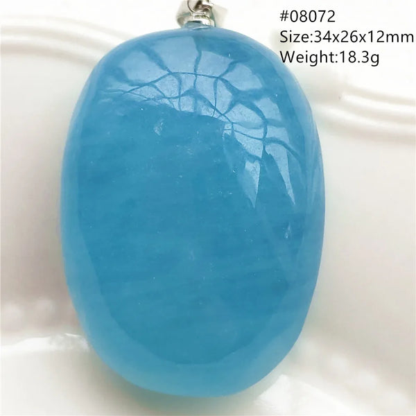 Blue Aquamarine Pendant-ToShay.org
