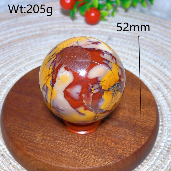 Yellow Mookaite Ball-ToShay.org