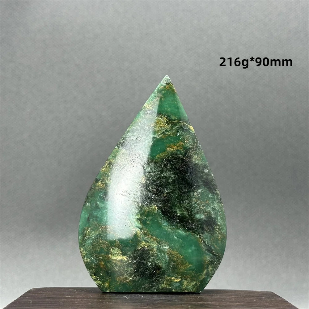 Green Emerald Jasper Torch-ToShay.org