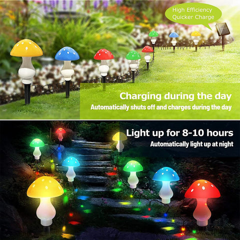 Mushroom Garden Light-ToShay.org