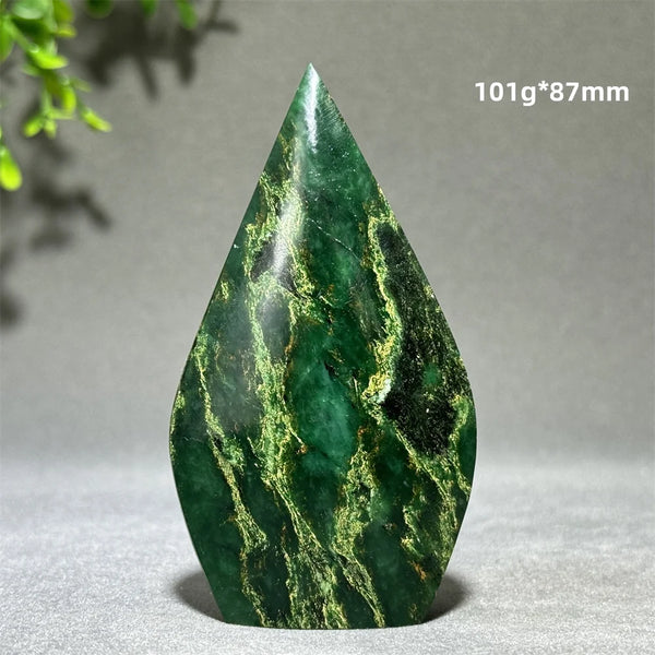 Green Emerald Agate Torch-ToShay.org