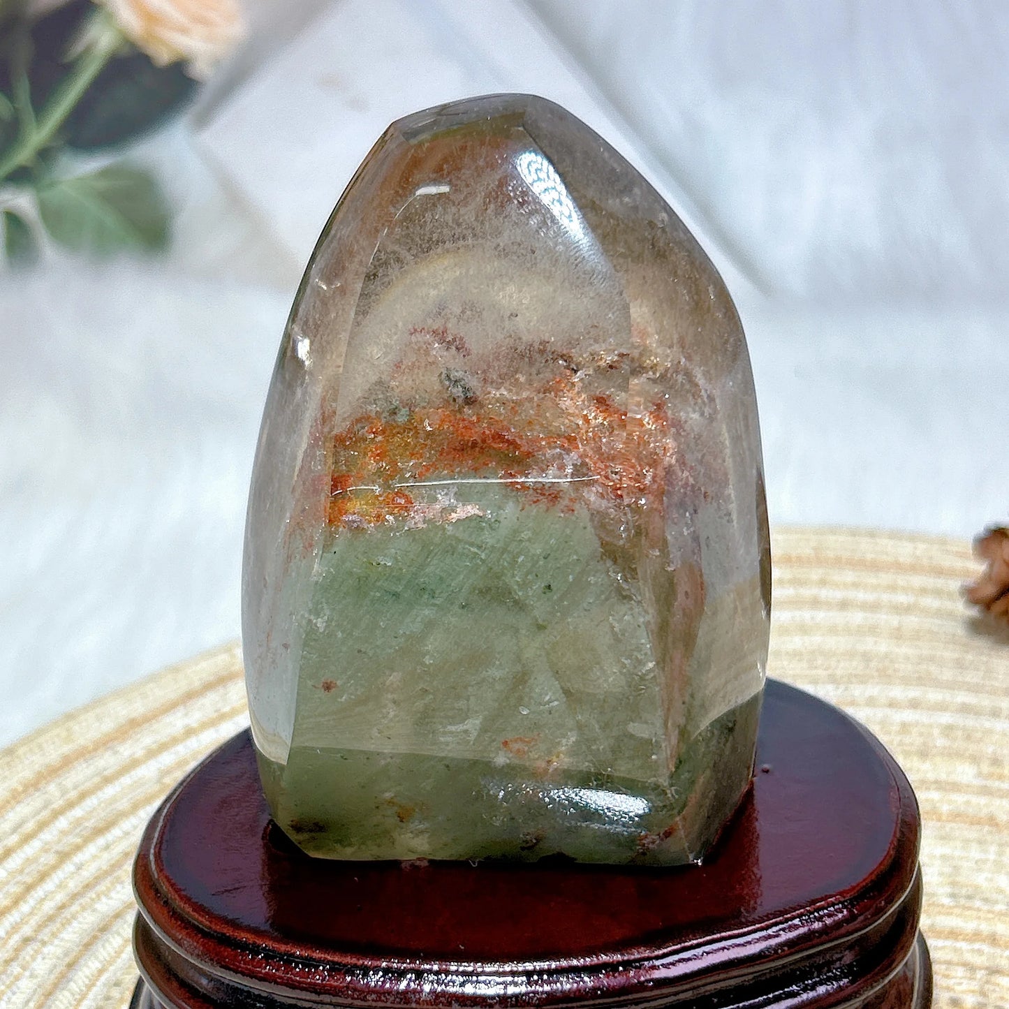 Green Garden Quartz Crystal-ToShay.org