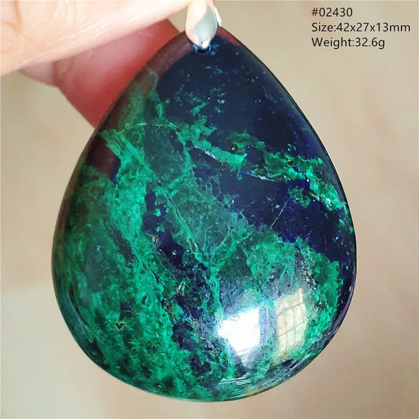 Blue Azulite Pendant-ToShay.org