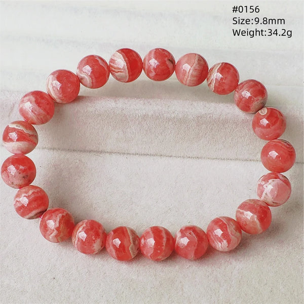 Red Rhodochrosite Bracelet-ToShay.org