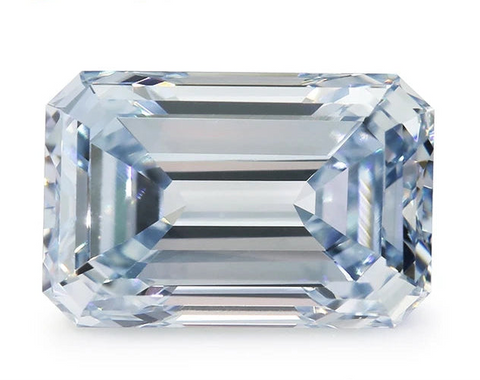 Blue Faceted Diamond-ToShay.org