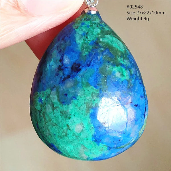 Blue Azurite Pendant-ToShay.org