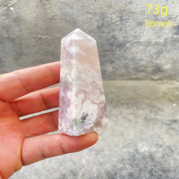 Pink Amethyst Cherry Blossom Agate-ToShay.org