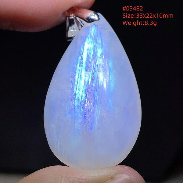 Blue Light Moonstone Pendant-ToShay.org
