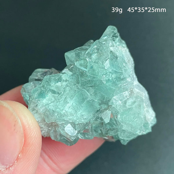 Green Fluorite Crystal Cluster-ToShay.org