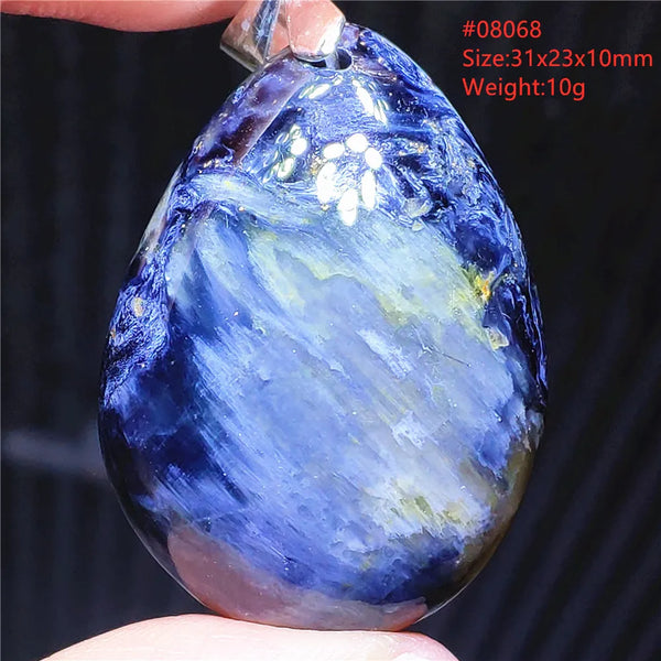 Blue Pietersite Chatoyant Pendant-ToShay.org