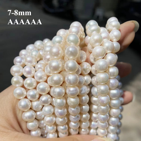White Freshwater Pearl Beads-ToShay.org