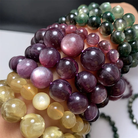 Mixed Lepidolite Bracelets-ToShay.org
