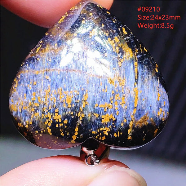 Blue Pietersite Chatoyant Pendant-ToShay.org