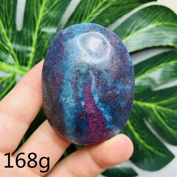 Ruby Sapphire Palm Stone-ToShay.org