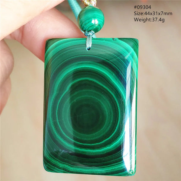Green Malachite Chrysocolla Pendant-ToShay.org