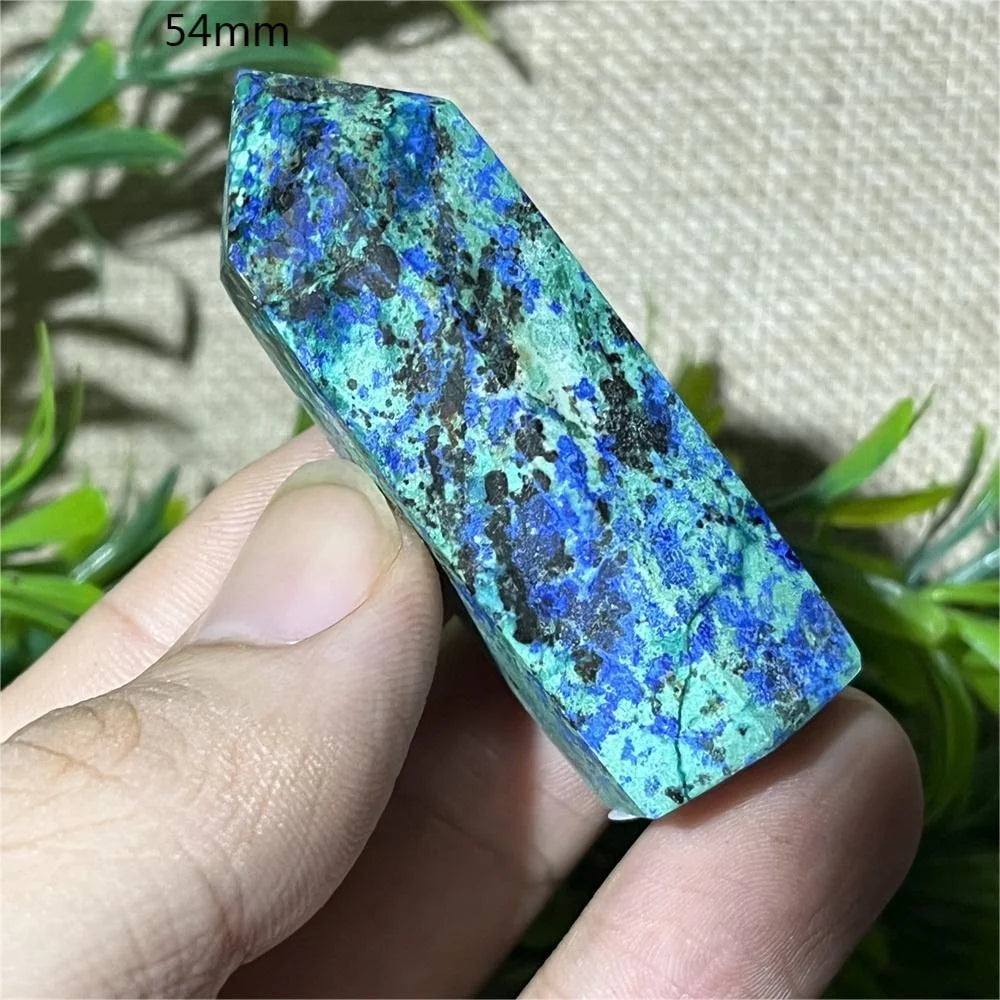 Blue Chrysocolla Point Wand-ToShay.org