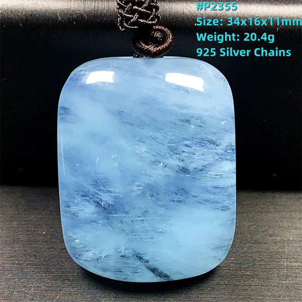 Blue Aquamarine Pendent-ToShay.org