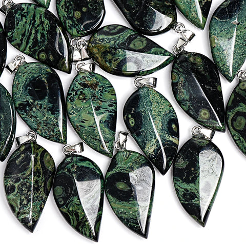 Green Kambaba Jasper Pendant-ToShay.org
