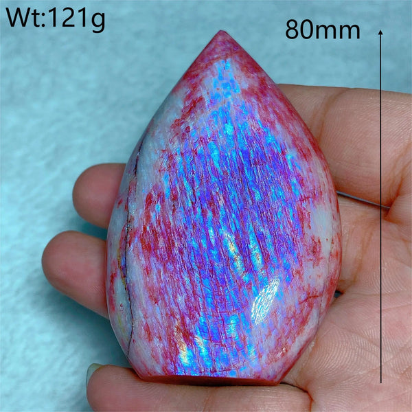 Red Purple Fire Quartz Moonstone-ToShay.org