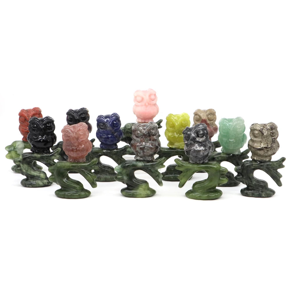 Mixed Crystal Owl Branch-ToShay.org