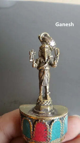 Tibetan Copper Ganesh Pendants-ToShay.org