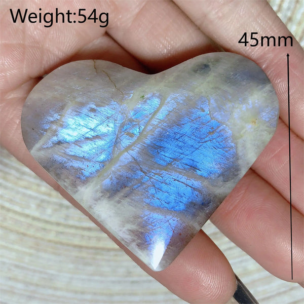 Blue Rainbow Moonstone Hearts-ToShay.org