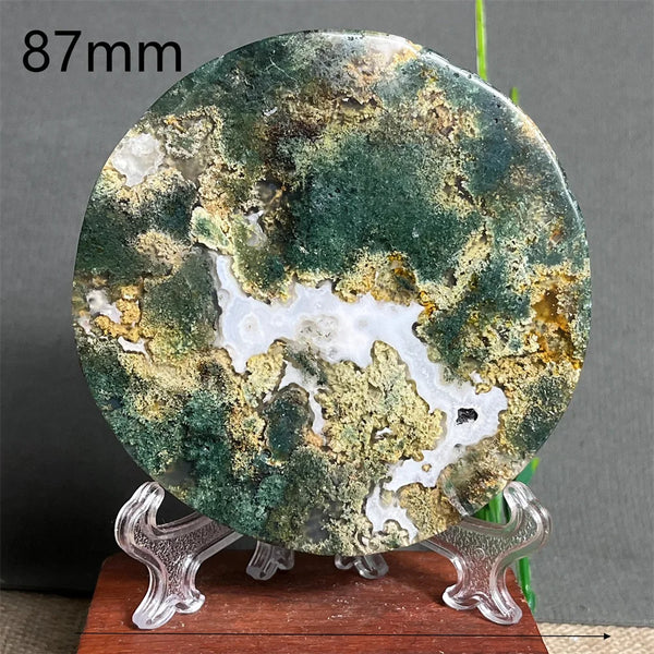 Green Moss Agate Plate-ToShay.org