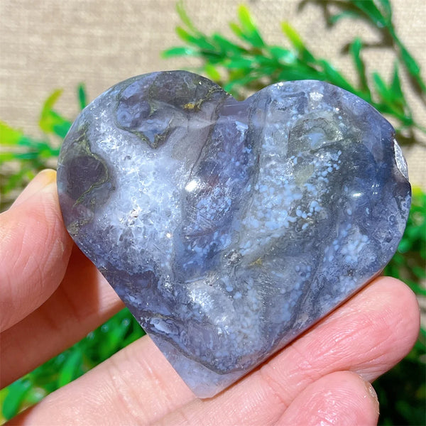 Green Moss Agate Heart-ToShay.org
